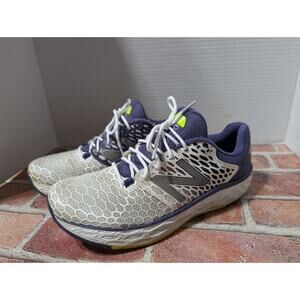 New Balance Fresh Foam Vongo v3 Women US 7.5 White Purple Running Shoes Sneakers